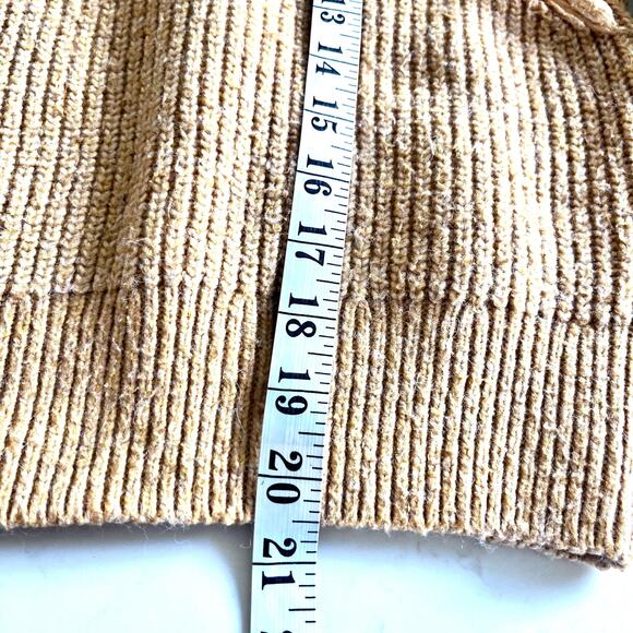 Mayoral Girls Mustard Yellow Fringed Sweater size 12 - Picture 4 of 7